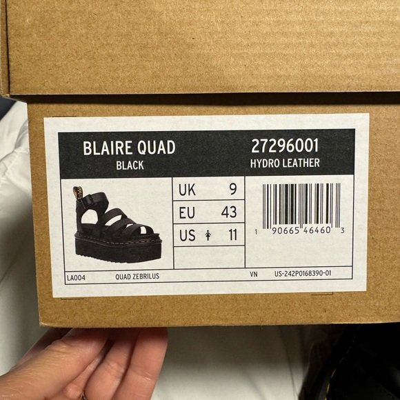 Dr. Martens Black Platform Sandals - Picture 6 of 6